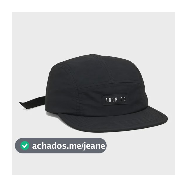 Boné Aba Reta Five Panel Water Impermeável Anth Co