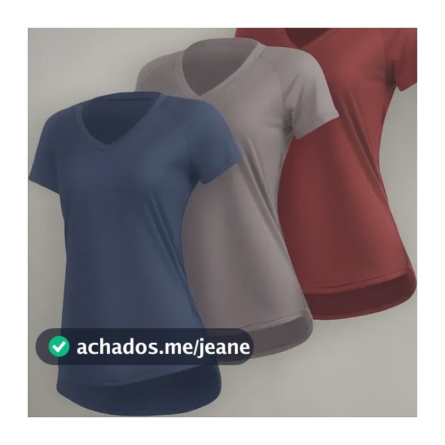 Kit 3 Blusas Fitness Dry Fit Poliéster Academia Feminina