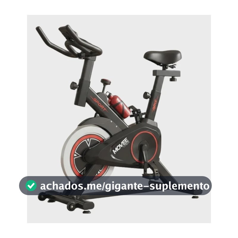 Bicicleta Ergométrica Spinning Movick Movee para Cardio e Fitness Até 100kg