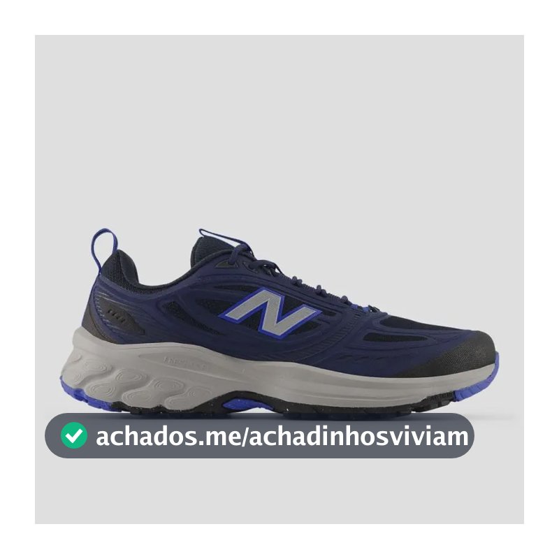 Tênis Masculino Fresh Foam 410v9 New Balance Azul-marinho Liso 41 Br