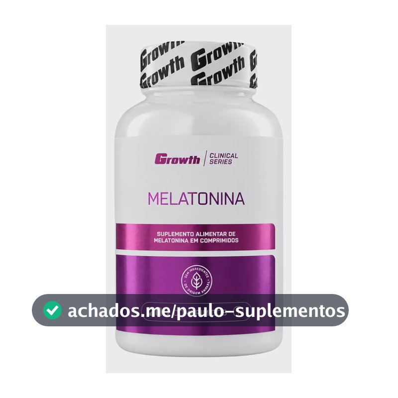 Melatonina (0.21mg) 200 Comprimidos Growth Supplements Sem Sabor