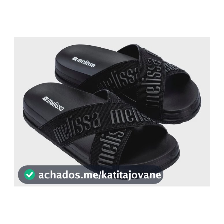 Sandália Feminina Cozy Slide M-lover Ii Melissa Preto Lisa 36