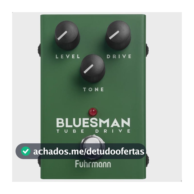 Pedal De Efeitos Bluesman Tube Drive Fuhrmann