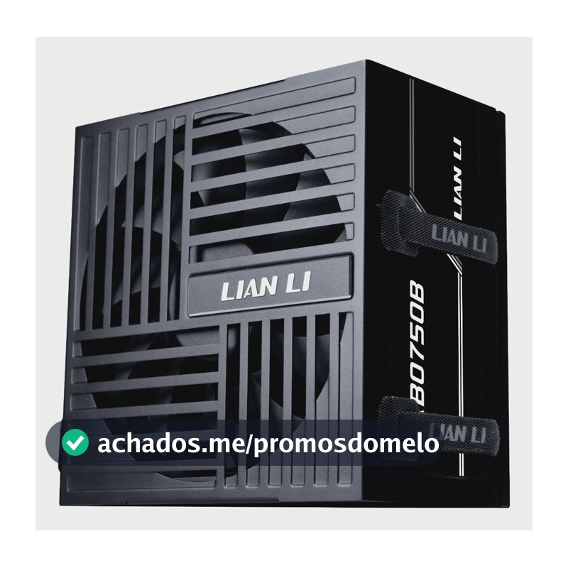 Fonte Lian Li Rb750b Preto 750w Atx 80 Plus Bronze Preto