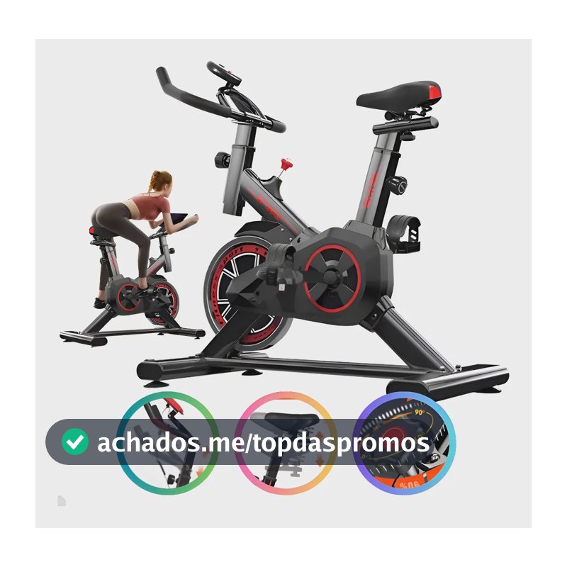 Bicicleta Ergométrica Shoppy Meta Parts X11 120kg Preto/vermelho