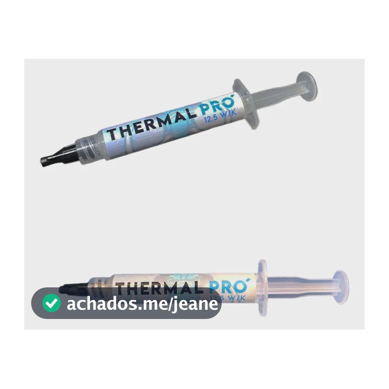 Pasta Termica Thermal Pro Seringa 3.0g 12.5 w/k Authentic Silver Óxido de Alumínio