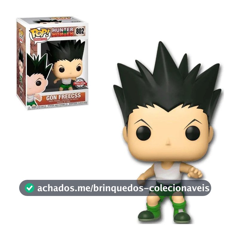 Boneco Funko Pop Hunter X Hunter Gon Freecss 802