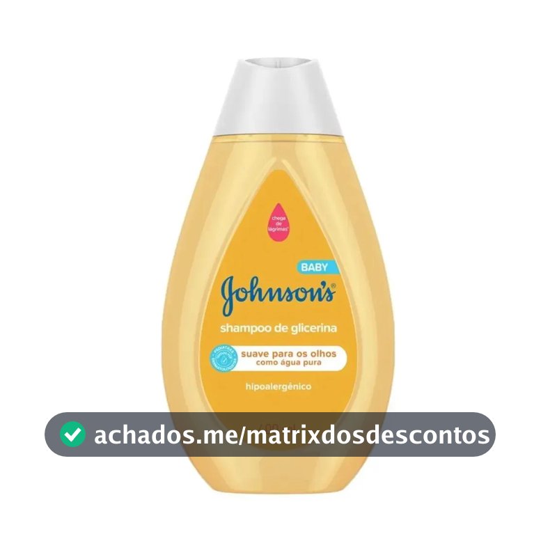 Shampoo Para Bebê Johnson's Baby De Glicerina 400ml