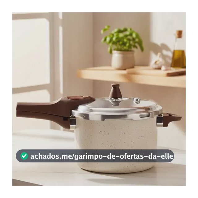Panela De Pressão Brinox Pressure 4,2l Ø20 X 14,5 Cm Vanilla Baunilha