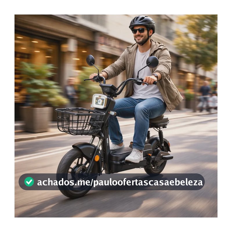 Bicicleta Elétrica Skyboard 48v-15ah-45km Nfc 2026 Novo Preto 14