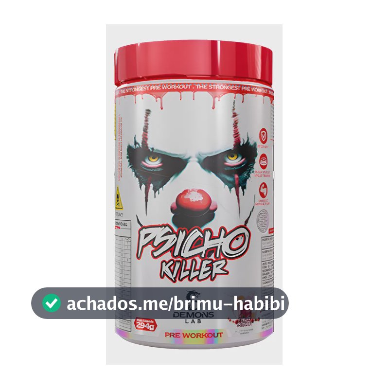 Pre Treino Psicho Killer Fruit Punch 300g - Demons Lab Suco De Frutas