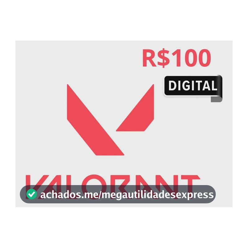 Valorant R$100 (Digital)
