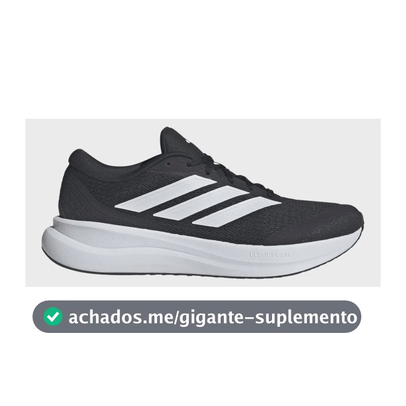 Tênis De Corrida Masculino Runfalcon 6 Cloudfoam adidas Preto Liso 40 Br