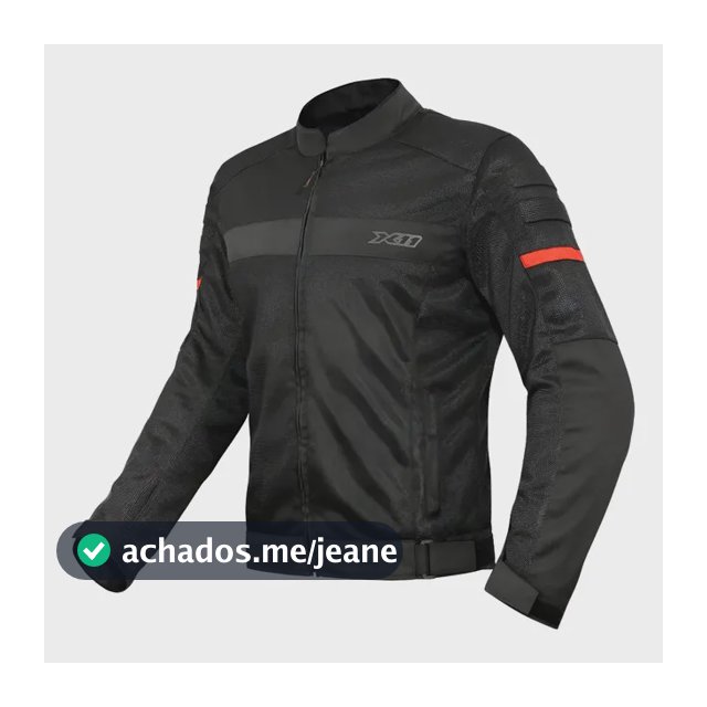 Jaqueta Motociclista X11 Super Air Ventilada Masculina Preto