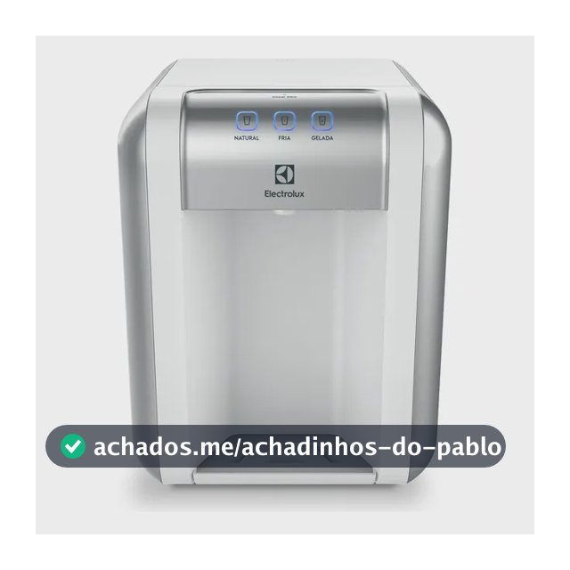 Purificador Electrolux Eletrônico Compacto Efficient Painel Digital Bivolt Branco PE11B Bivolt