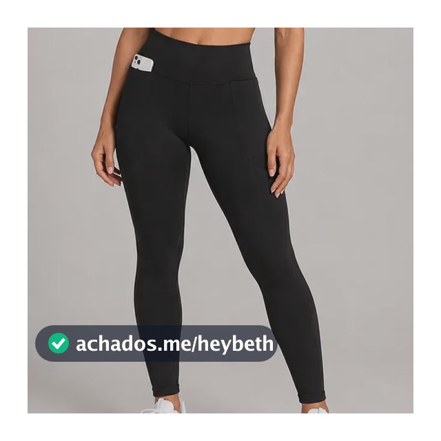 Calça Legging Feminina Academia Grossa Cintura Alta Bolso