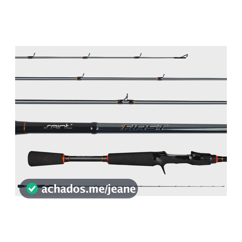 Vara Carretilha Saint All Bass 631 1,91m  Interiça 8-20lbs
