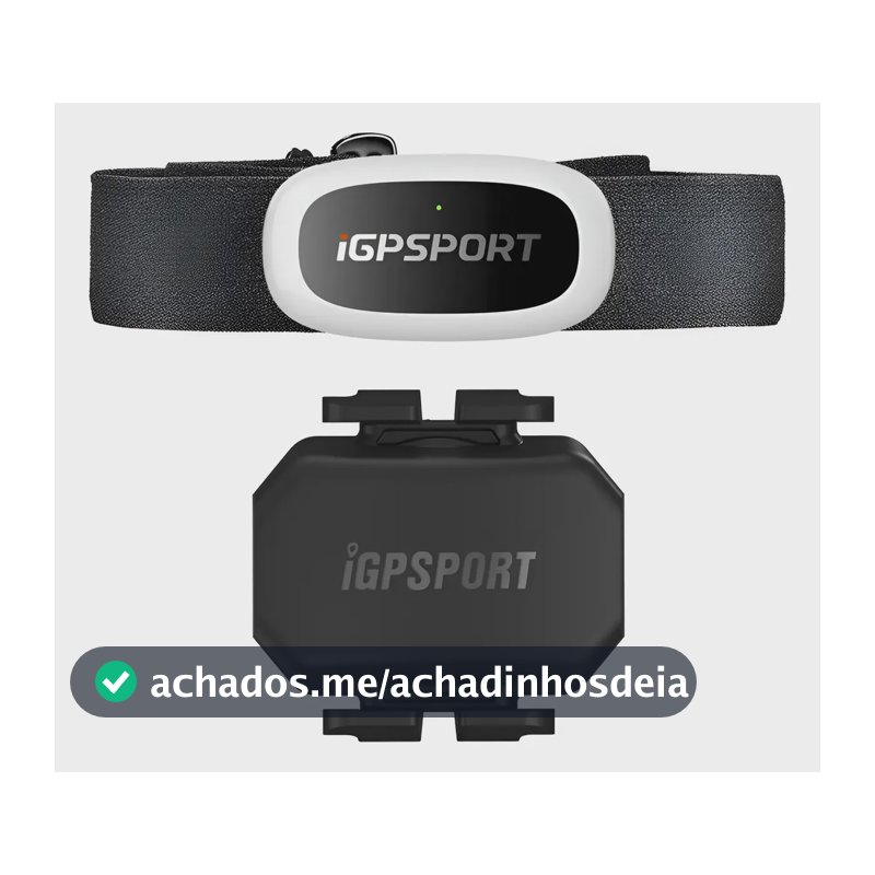 Kit Cinta Cardiaca Igpsport + Sensor De Cadência Cad70