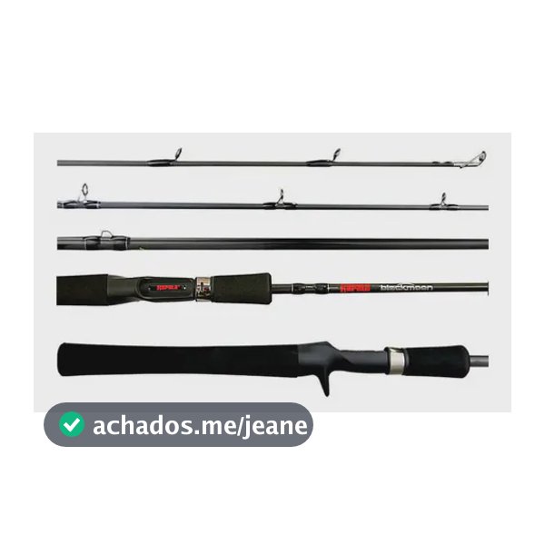 Vara Rapala Blackmoon Rabm58cml 20lb 5´8 1,76 m Carretilha