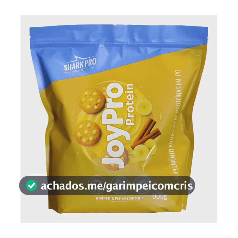 Whey Protein Joypro Refil 900g - Sabor Cookies De Banana Com Canela