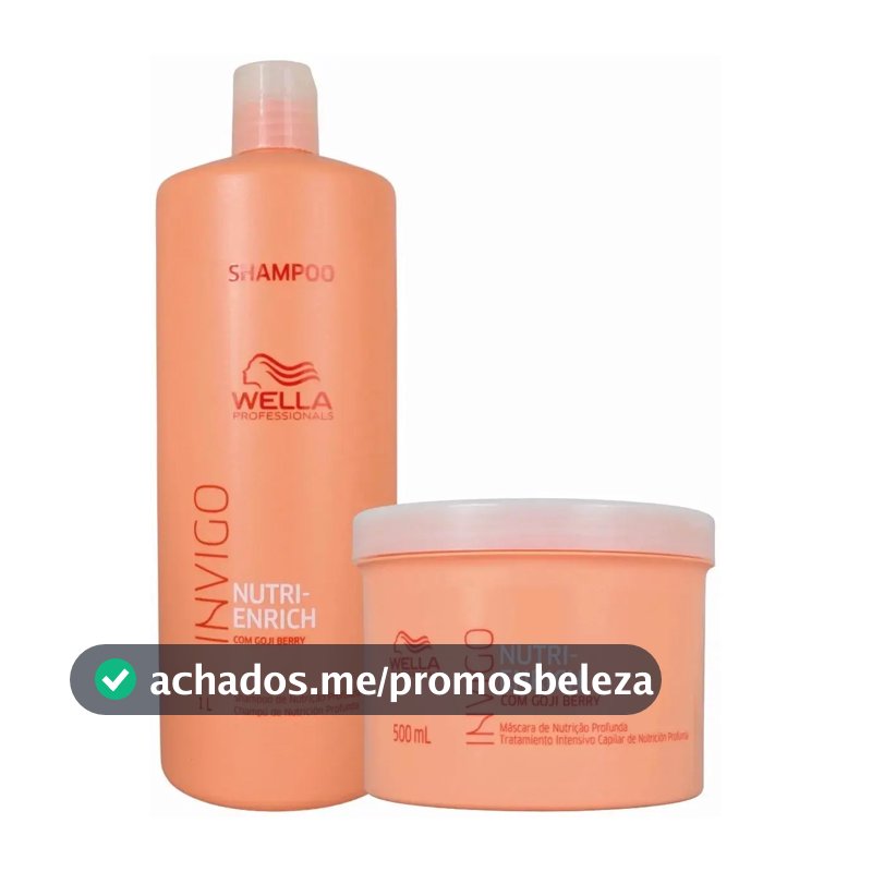 Wella Kit Invigo Nutri Enrich Tratament Salon (2 Produtos)