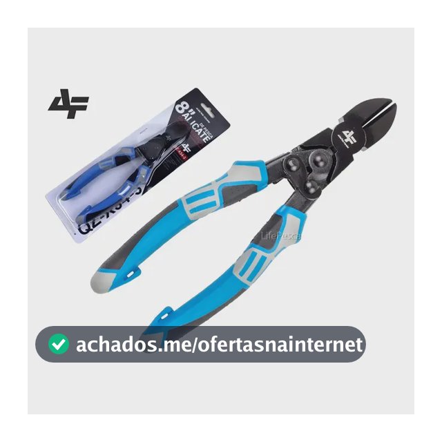 Alicate de Corte Dupla Força 8" Aço CR-V Albatroz QZ-X54-3