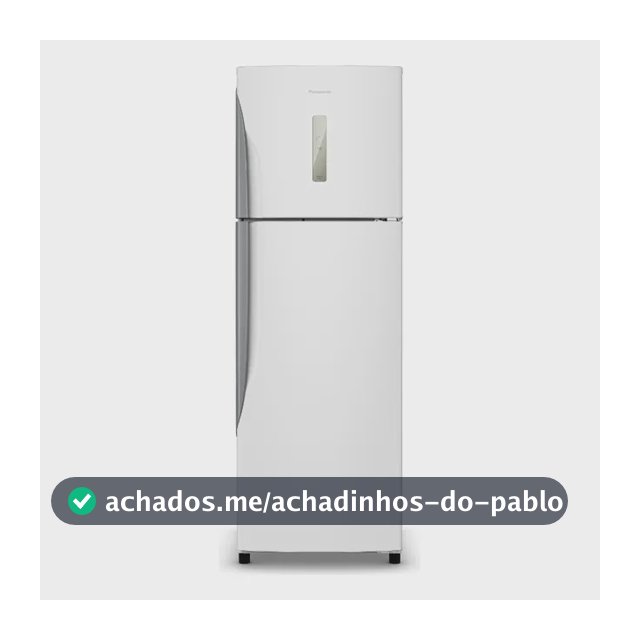 Refrigerador Panasonic 391l Branco Nr-bt41pd2w Branco