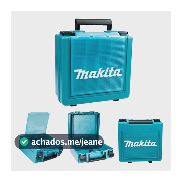 Maleta Plástica Para Furadeira - Makita Azul-turquesa