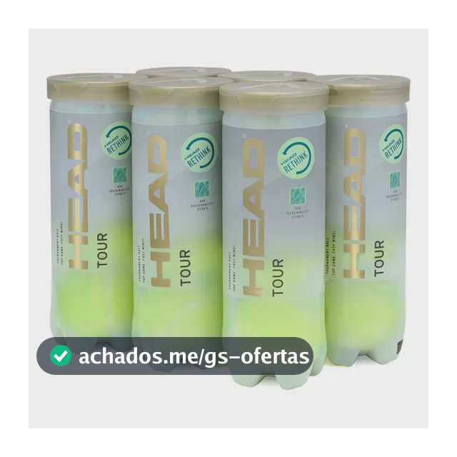 Bola De Tênis Head Tour Kit Com 06 Tubos