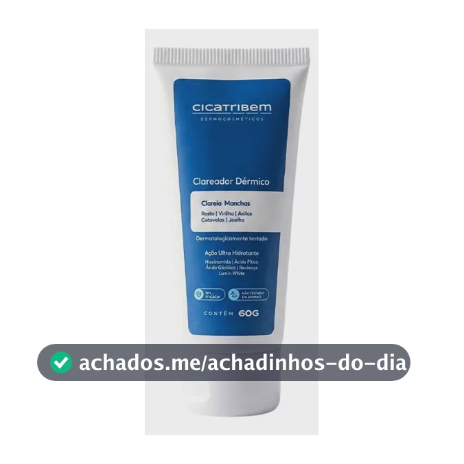 Creme Clareador para Axilas Virilha 60g