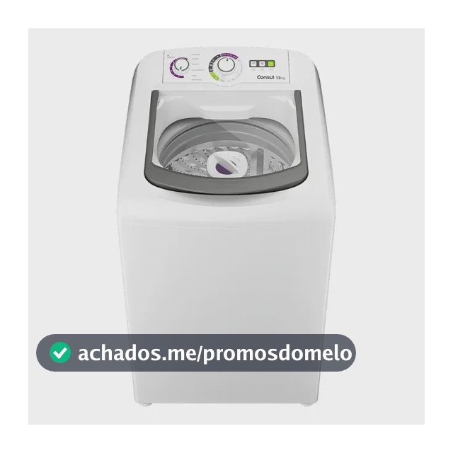 Máquina de Lavar Consul 13Kg Branca Ciclo Edredom - CWH13AB