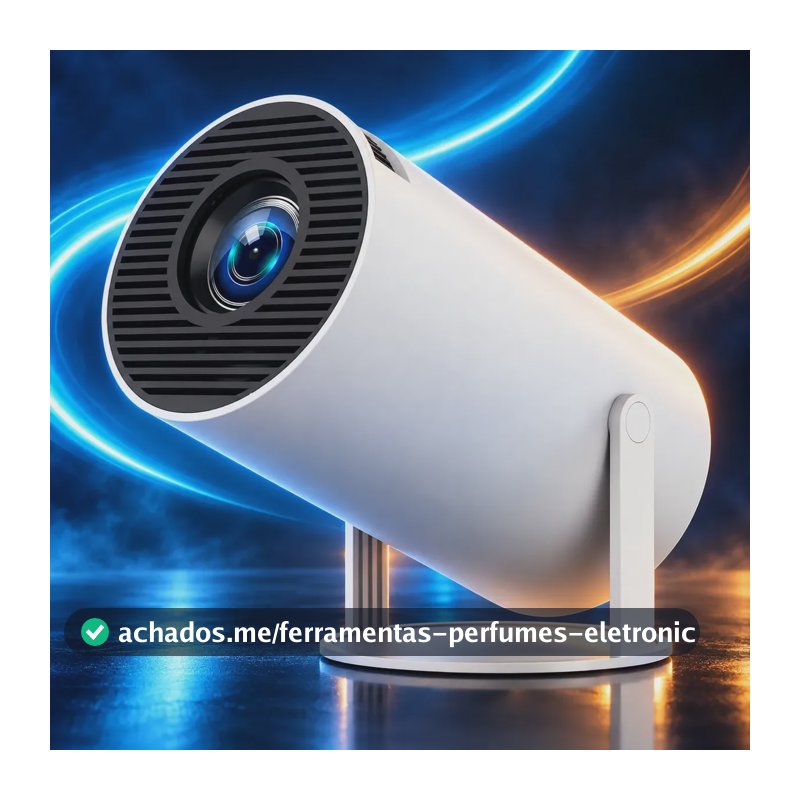 Projetor Portátil 4k Hy300 Tela Até 200 Polegadas Full Hd Branco 127/220v