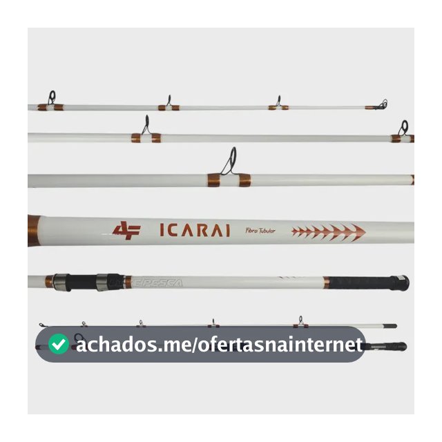 Vara Para Molinete Albatroz Icarai (3,30m) 80-150g- 2 Partes