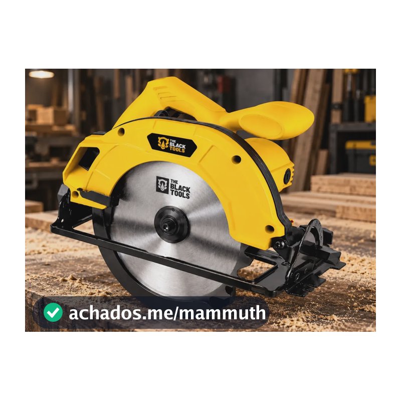 Serra Circular 7.1/4 Para Madeira 1100w 220v Profissional  Amarelo 220v 50/60hz