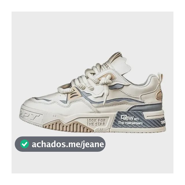 / Tênis De Skate Masculino Com Solado Grosso Qwdq White 44