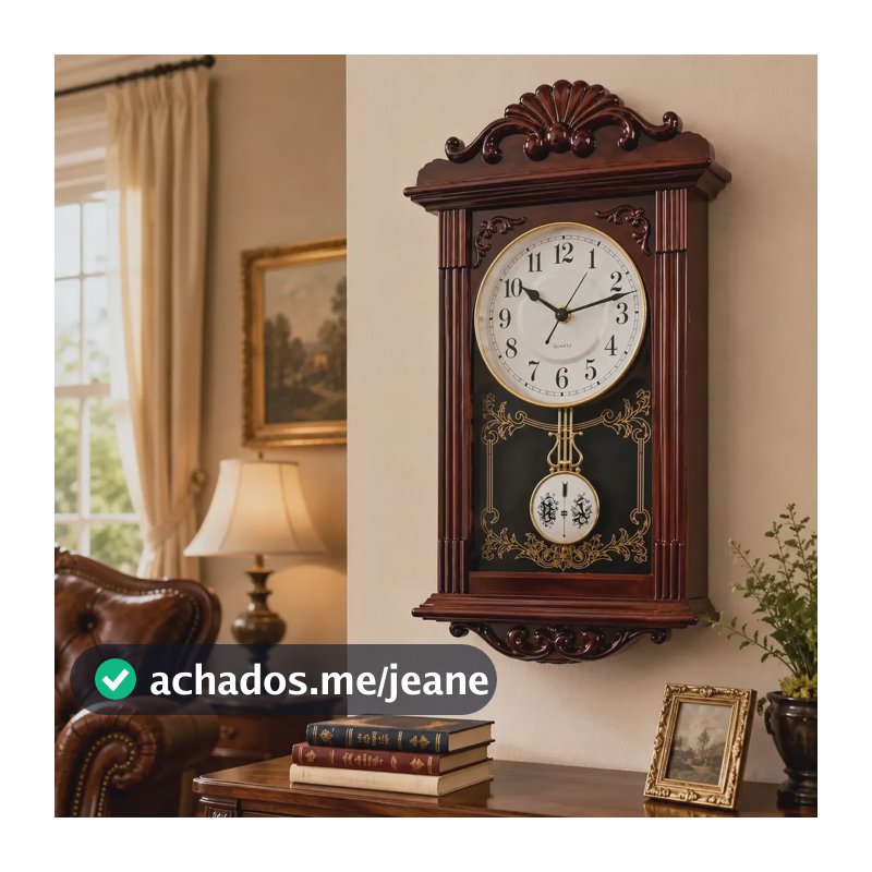 Relógio Retrô Vintage Clássico Para Decoração Casa Home Luxo