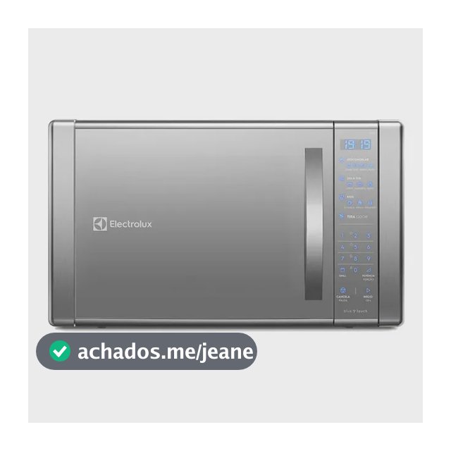 Micro-ondas Electrolux 31 Litros E Grill Prata - Me41x