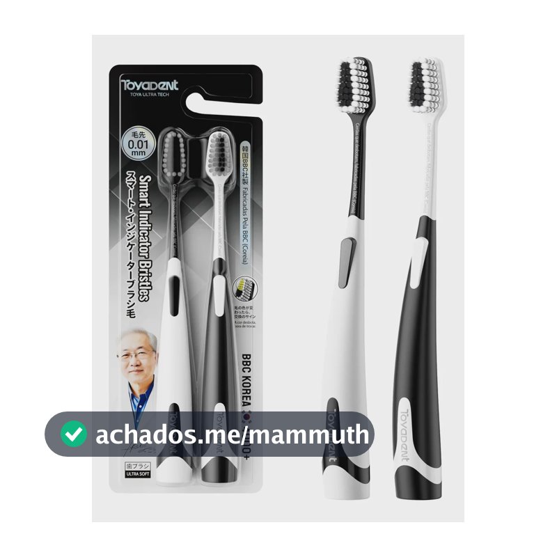 Escova De Dentes Sensitive Toyadent Ultra Tech Kit 2 Unid