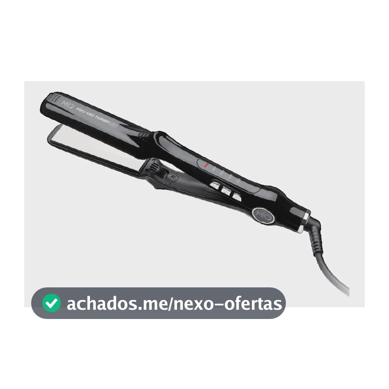 Chapinha Profissional MQ Pro 480 Turbo Cor Black E Detalhes Silver