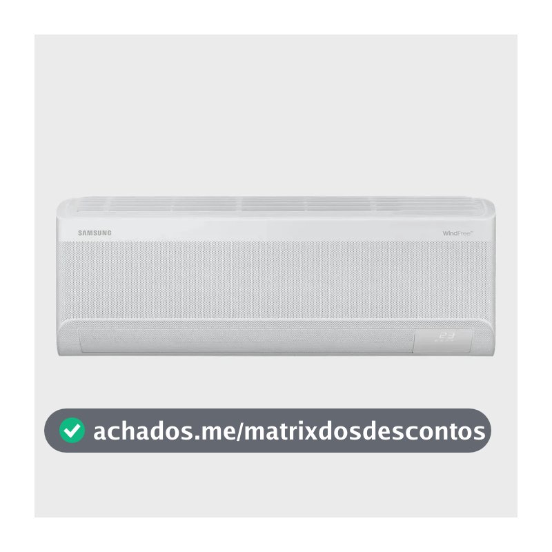 Ar-condicionado Samsung Inverter Windfree Ai Pro 12.000 Btus Frio Ar60h12d1awnaz