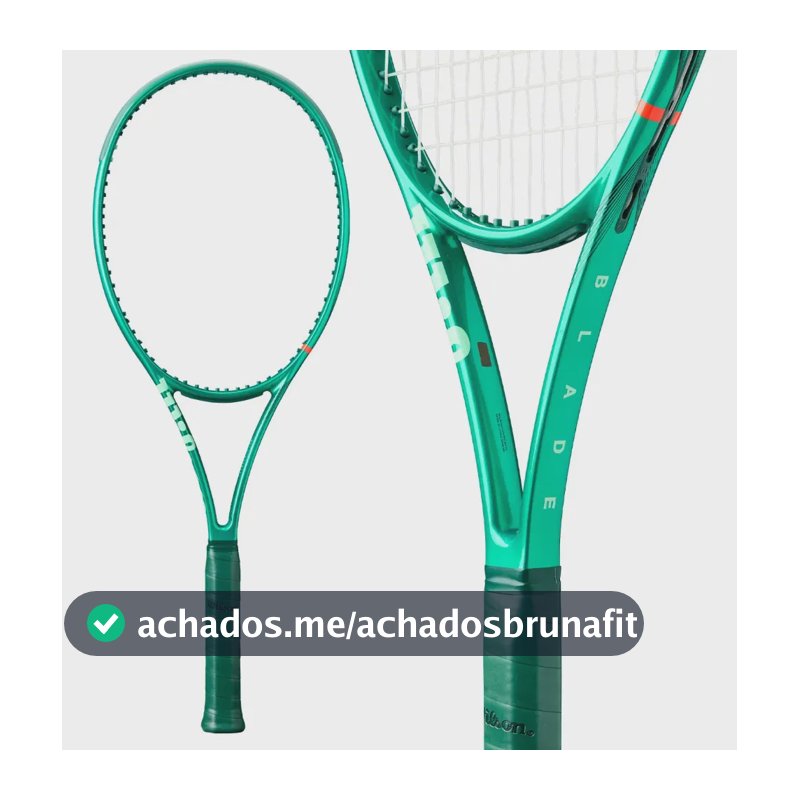 Raquete de Tênis Wilson Blade 305g, 18x20, L4, Verde Championship