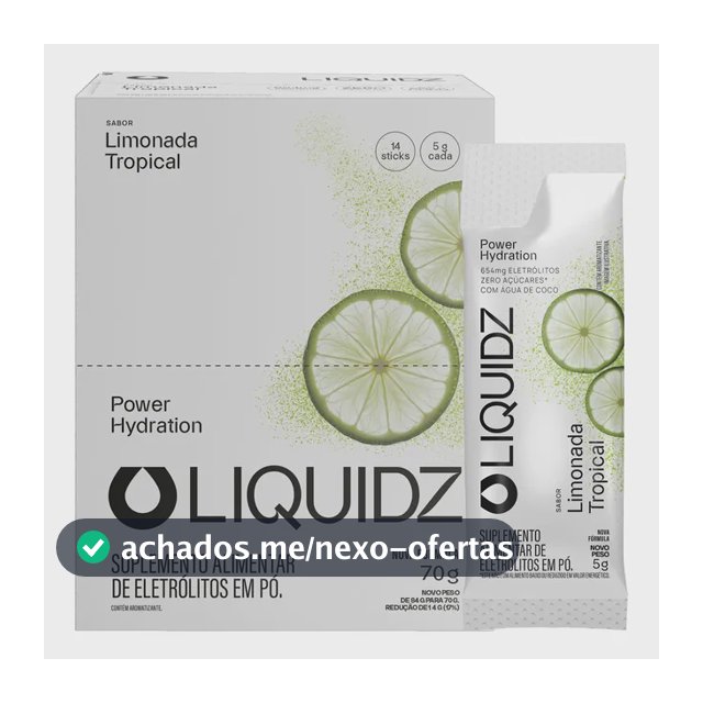 Liquidz® Eletrólitos Em Pó Zero Açúcar Cx 14 Doses