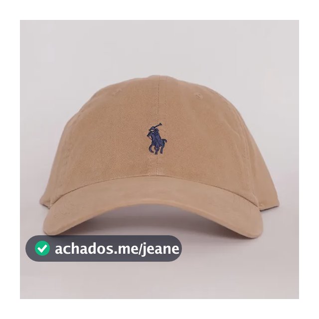 Boné Polo Ralph Lauren Caqui Original Marrom Único
