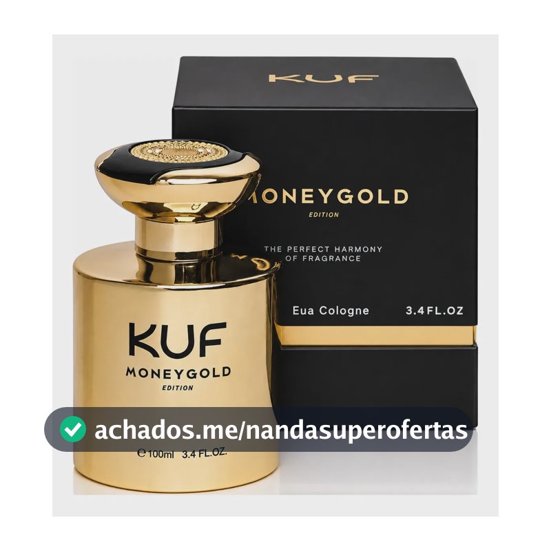 Perfume Masculino Kuf Moneygold 100ml Importado