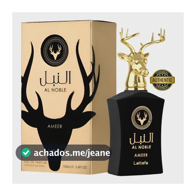 Perfume Arabe Lattafa Al Noble Ameer 100 Ml Masculino