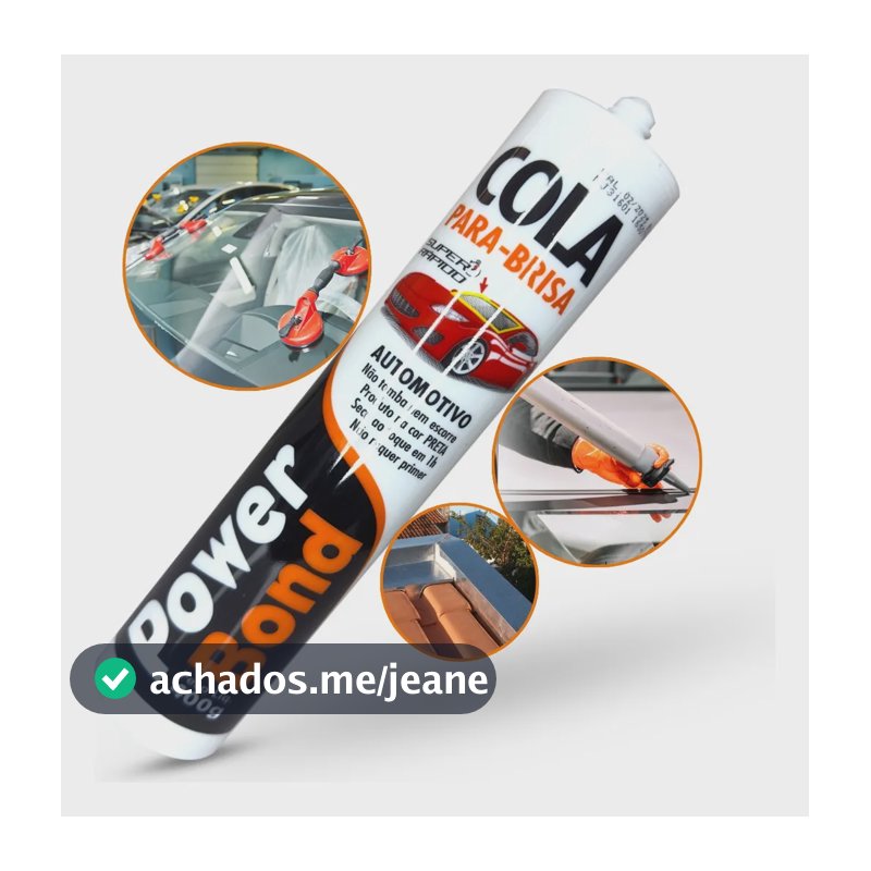 Cola Power Bond Parabrisas Vidros Automotivos 400g Pu55 Top