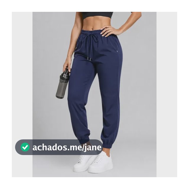Calça Jogger Tactel Soltinha Moda Fitness Joggings Esportiva