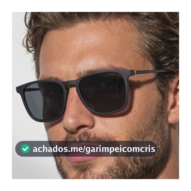 Óculos De Sol Quadrado Masculino Feminino Proteção Uv400