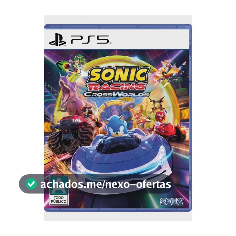 Jogo Sonic Racing Crossworlds Launch Edition Ps5 Fisico