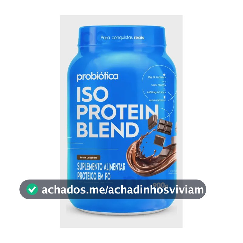 Whey protein Probiótica Iso Blend em pó sabor Chocolate x 900g